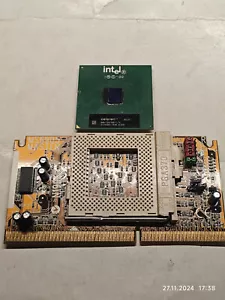 MSI MS-6905 MS6905 Ver 2.1 Slot 1 Sockel 370 FC-PGA Converter Board + CPU - Bild 1 von 5