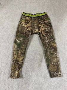 Boys Under Armour Leggings Size YXLg Real tree Scent Control Camo/hunting - Picture 1 of 9