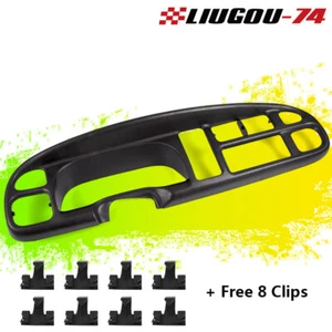 Fit For 98-02 Dodge Ram Truck w/Clips 5GK51DX9AA L Dash Instrument Cluster Bezel - Picture 1 of 12
