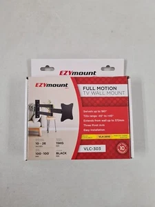 EZYmount/Venturi Articulated TV Wall Mount, Black, Screens 10-26", 15kg, VLC-303 - Picture 1 of 2