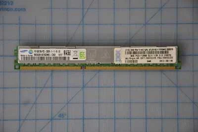 IBM Server Memory  8GB PC3-12800 DDR3-1600 2RX4 1.5V, 90Y3155 - Image 1 of 2