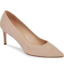 New Stuart Weitzman Classic Office/Casual Leigh Pump, Dolce Suede, Us7, Msrp$395
