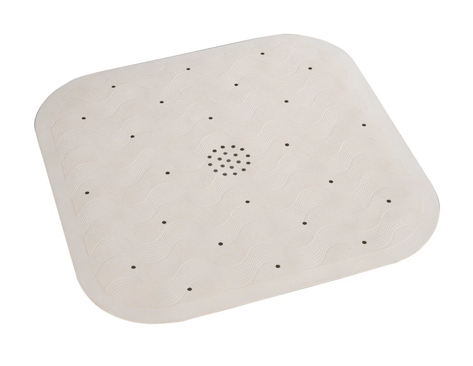 Maximex Duscheinlage Mod. Natur-Kautschuk Beige, mit Saugnäpfen auf der Untersei - Bild 1 von 4