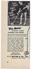 1955 Trim Master Electric Lawn Trimmer Print Ad Edger E.F. Britten & Co ~Fc030