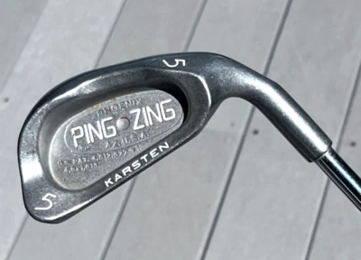 PING ZING Punto Rojo #5 HIERRO 37.5" Para Hombre Derecha ~Ping JZ Eje de Acero ~ Flexión Regular Foto 1 de 4