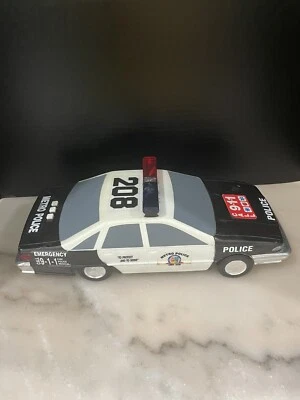 Vintage 1993 Fun Rise Plastic Model Police Car Working - Image 1 of 4