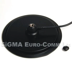 7 " Turbo Magnetic Mount 3/8 Fitting Rubber PAD for CB & HAM Radio - Zdjęcie 1 z 1