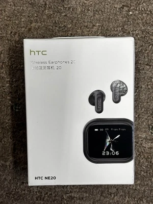 HTC NE20 Wireless Bluetooth Headphones with LED Display and Built-in Microphone - Image 1 of 4