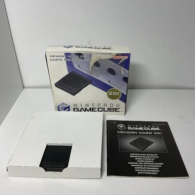 Memory Card Originale Nintendo Gamecube 251 Blocchi Completa - Immagine 1 di 4