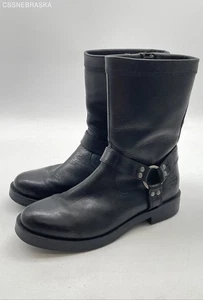 Harley-Davidson Schwarz Herren Hustin Wasserdicht Leder Reitstiefel - Größe 9,5 - Bild 1 von 9