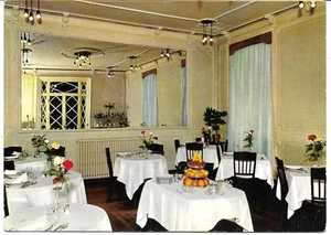 Genua, Hotel Aquila & Reale. Esszimmer Innenraum. AK 70er Jahre. - Bild 1 von 1