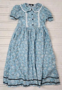 Scarlet Darkness Girl's Size 8 (8Y) Floral Maxi Pioneer Girls Dress Costume - Picture 1 of 6
