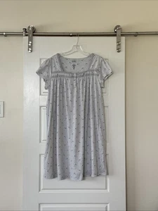 Croft & Barrow Intimates Nightgown Short Sleeve Cottage Core SZ Large - Picture 1 of 12