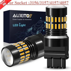 AUXITO Ámbar 3157 3156 48-LED DR Señal de giro Luz de estacionamiento Intermitente Bombillas de esquina - Imagen 1 de 21