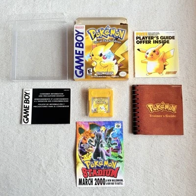 POKÉMON YELLOW / GIALLO 100% ORIGINALE - USA - BOXATO - OTTIMO STATO - - Immagine 1 di 4