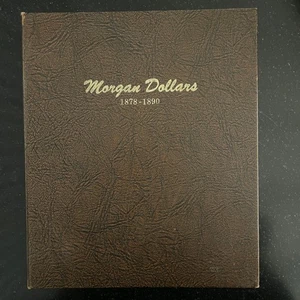 1878-1890 Morgan Dollars Dansco Album 7178, stark getragen #32076 - Bild 1 von 10