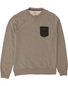 PENGUIN Mens Sweatshirt Jumper XL Grey Cotton DK12 - Picture 1 of 3