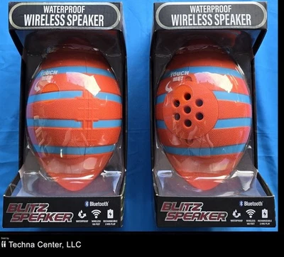 Altavoz Inalámbrico Blitz, Fútbol, Bluetooth, Naranja, 2 Paquetes Foto 1 de 4