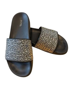 Michael Kors Gilmore Slide Sandal Rhinestone Womans Size 10 - Picture 1 of 11