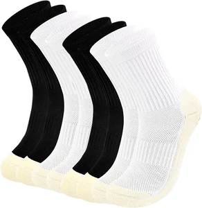 ELUTONG Kids Grip Soccer Socks anti Slip Football Athletic Sports Crew Socks for - Picture 1 of 21