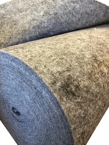 Filz Taschenfilz Bastelfilz Filzmatte Matte breite 160cm grau oder weiß 825g/lfm - Bild 1 von 9