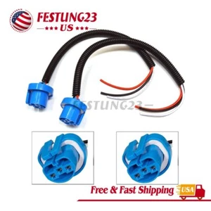 Replace Splitter Wire P 9007 HB5 Two Harness Head Light Female Adapter Connector - Picture 1 of 7