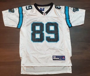 Steve Smith #89 Carolina Panthers NFL Youth Medium (10-12) Reebok White Jersey - Picture 1 of 11