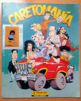 ALBUM COMPLETO CROMOS CARETOMANIA PANINI 1990 INCLUYE MARADONA PELUSILLA - RARO - Imagen 1 de 4