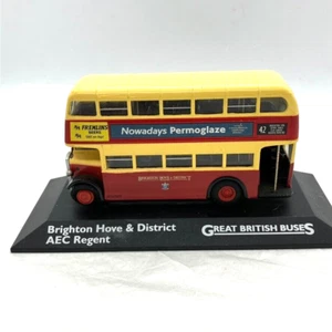 Große britische Busse BRIGHTON HOVE & DISTRICT AEC REGENT Druckgussbus - Bild 1 von 16