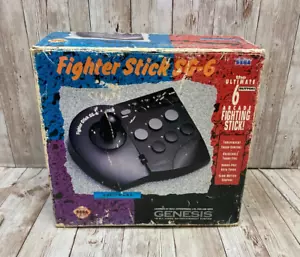 Sega Genesis 6 Button Fighter Stick SG-6 Joystick NEW - Picture 1 of 9