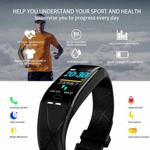 Z21+ Smart watch Fitness Tracker Heart Rate Call reminder IP67 Waterproof - Picture 1 of 13