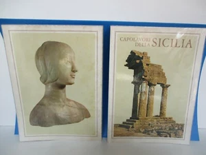 SCONTO 80% LIBRO TURISTICO CAPOLAVORI DELLA SICILIA 128 PAGINE ANNI '80 - Picture 1 of 2