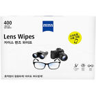 Zeiss Lens Cleaning 400 Wipes Eye Glasses Computer Optical Lenses Cleaner