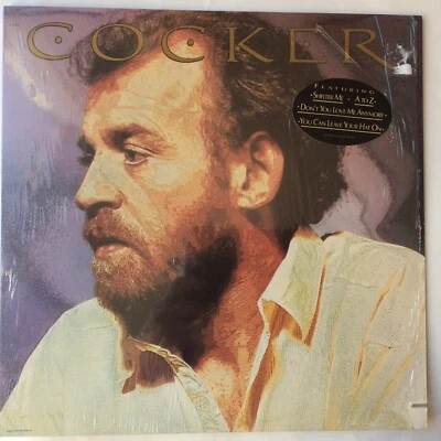 Joe Cocker – Cocker Vinyl Lp 1986 Capitol ST-12394 In Shrink NM - Image 1 of 4