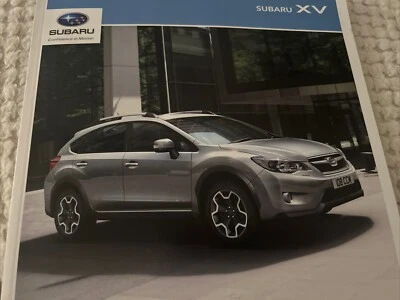 Subaru XV Models Original Car Sales Info Brochure Collectable SXV010 - Image 1 of 4