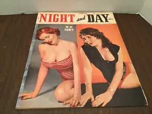August 1956 Issue Of Night And Day Magazine Poor To Fair Condition - Picture 1 of 3