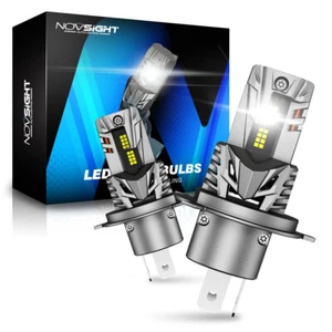 NOVSIGHT 20000LM 90W H4 LED-Scheinwerferlampen Kit 6500K Super Hell Canbus Frei