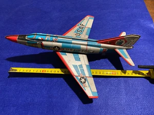 Aereo in latta molto grande. Vintage Toy - Foto 1 di 11