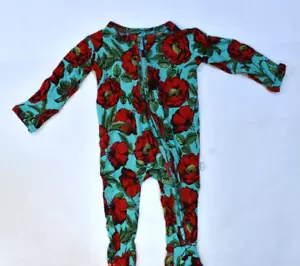 Alice & Olivia Stacey Bendet x Posh Peanut Beach Bliss Footie Pajama Girls 0-3m - Picture 1 of 6