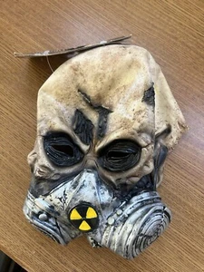Morbid BIOHAZARD RUBBER GAS MASK Latex Head Zombie Evil Monster Scary Skull Face - Picture 1 of 3