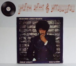 Philip Lynott Dear Miss Lonely Hearts Solo In Soho 12” Single A1 B1 Pressing EX - Picture 1 of 3