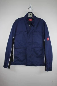 Chaqueta de Trabajo Alemana Engelbert Strauss Azul Oscuro Negro Hombres Abrigo Softshell Pequeña - Imagen 1 de 2