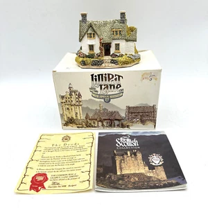 1989 Lilliput Lane David Tate Signed "Kirkbrae Cottage" w/ Original Box & Deeds - Picture 1 of 9