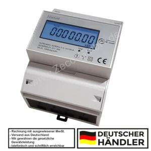 Zeco - Contatore trifase LCD 3 fasi contatore di corrente S0 LCD 100A - Eurocount3 - Foto 1 di 6