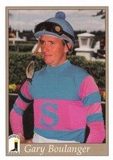 Gary Boulanger trading card (Horse Racing) 1996 Jockey Star #55