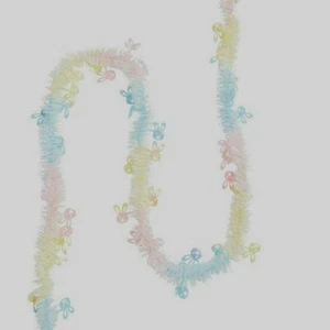 NEW! Happy Easter/Spring Pastel Garland 9' Choose Bunnies, Eggs OR BUY 2 SAVE $2 - Picture 1 of 4