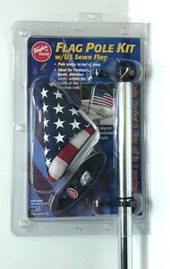 Taylor Made Flag Pole Kit Pontoon 24" Mount & 12" x 18" US Flag - Picture 1 of 7