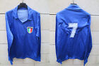 Vintage Maillot Italie N°7 Italia Maglia 80'S Shirt Trikot Oldschool M Calcio