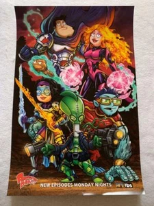 Póster de TV promocional original de 12"x18" de American Dad SDCC 2019 TBS Comic Con ÚLTIMOS - Imagen 1 de 1