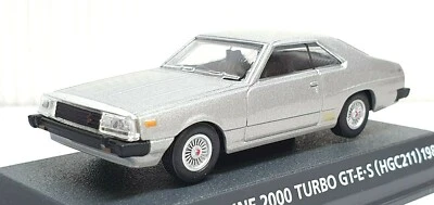 1/64 Konami 1980 NISSAN SKYLINE TURBO GT-ES SILVER HGC211 diecast car model  - Image 1 of 3